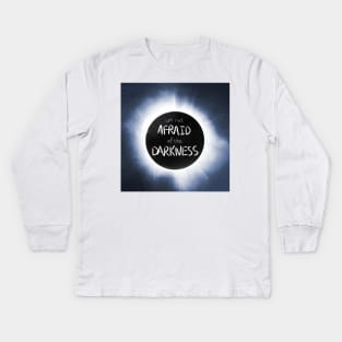 Kingdom Hearts Riku - i'm not AFRAID of the DARKNESS Kids Long Sleeve T-Shirt